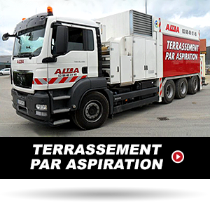 terrassement par aspiration